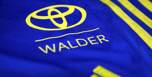 Toyota Walder na strojach meczowych