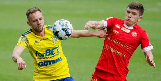 Arka Gdynia - Widzew Łódź 0:0