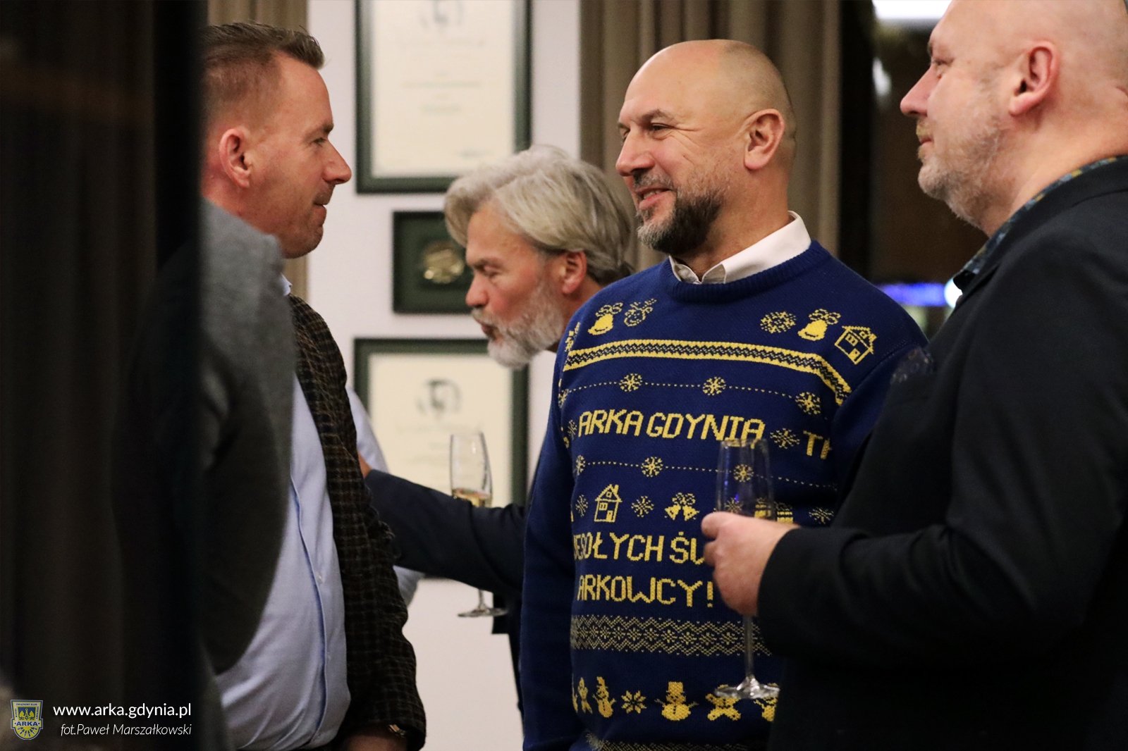 Zdjęcie Świąteczne spotkanie ze sponsorami i partnerami Arki Gdynia