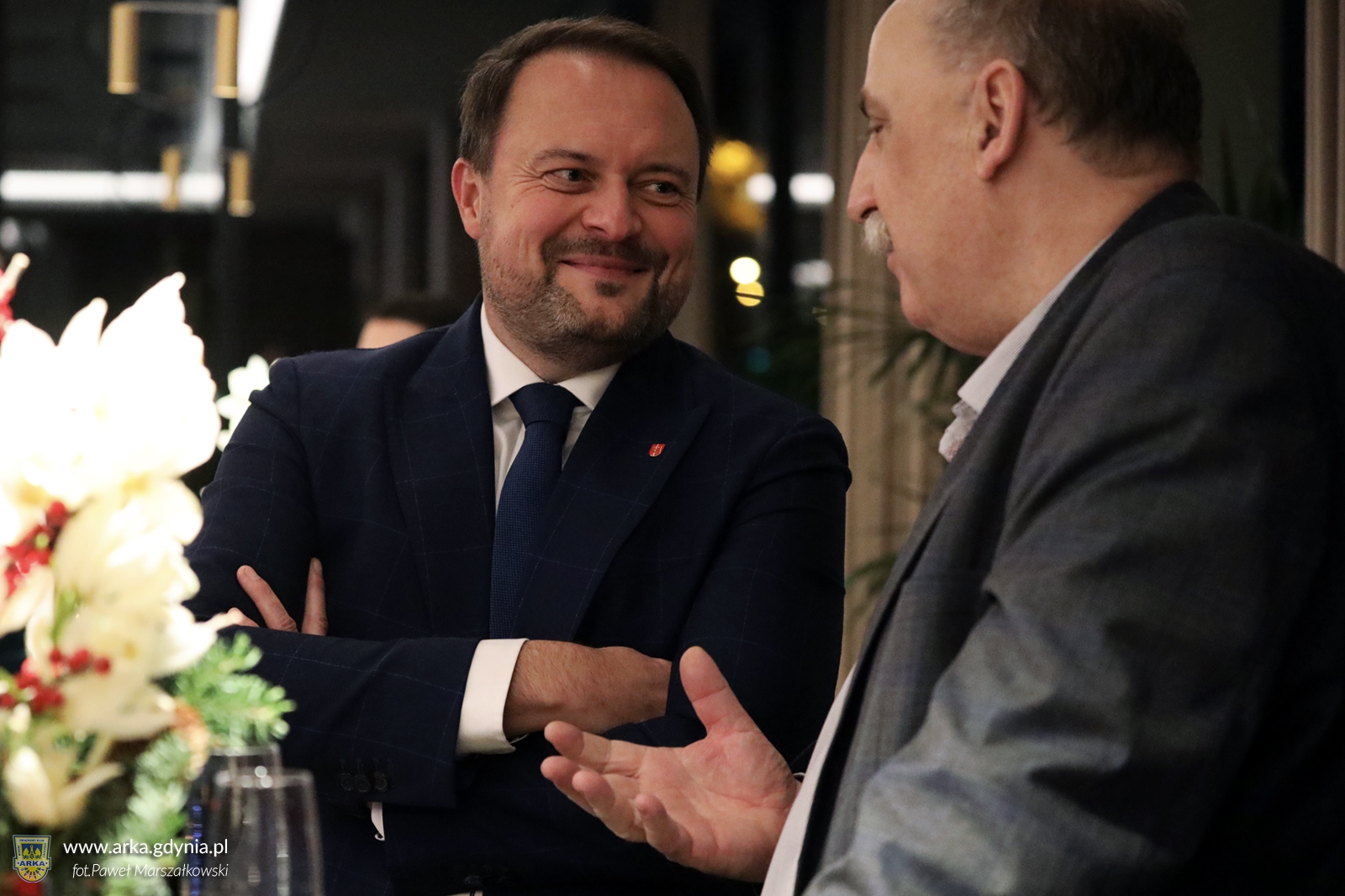 Zdjęcie Świąteczne spotkanie ze sponsorami i partnerami Arki Gdynia