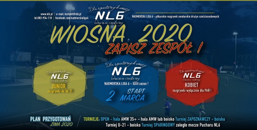 Zapisy do Nadmorskiej Ligi Szóstek!