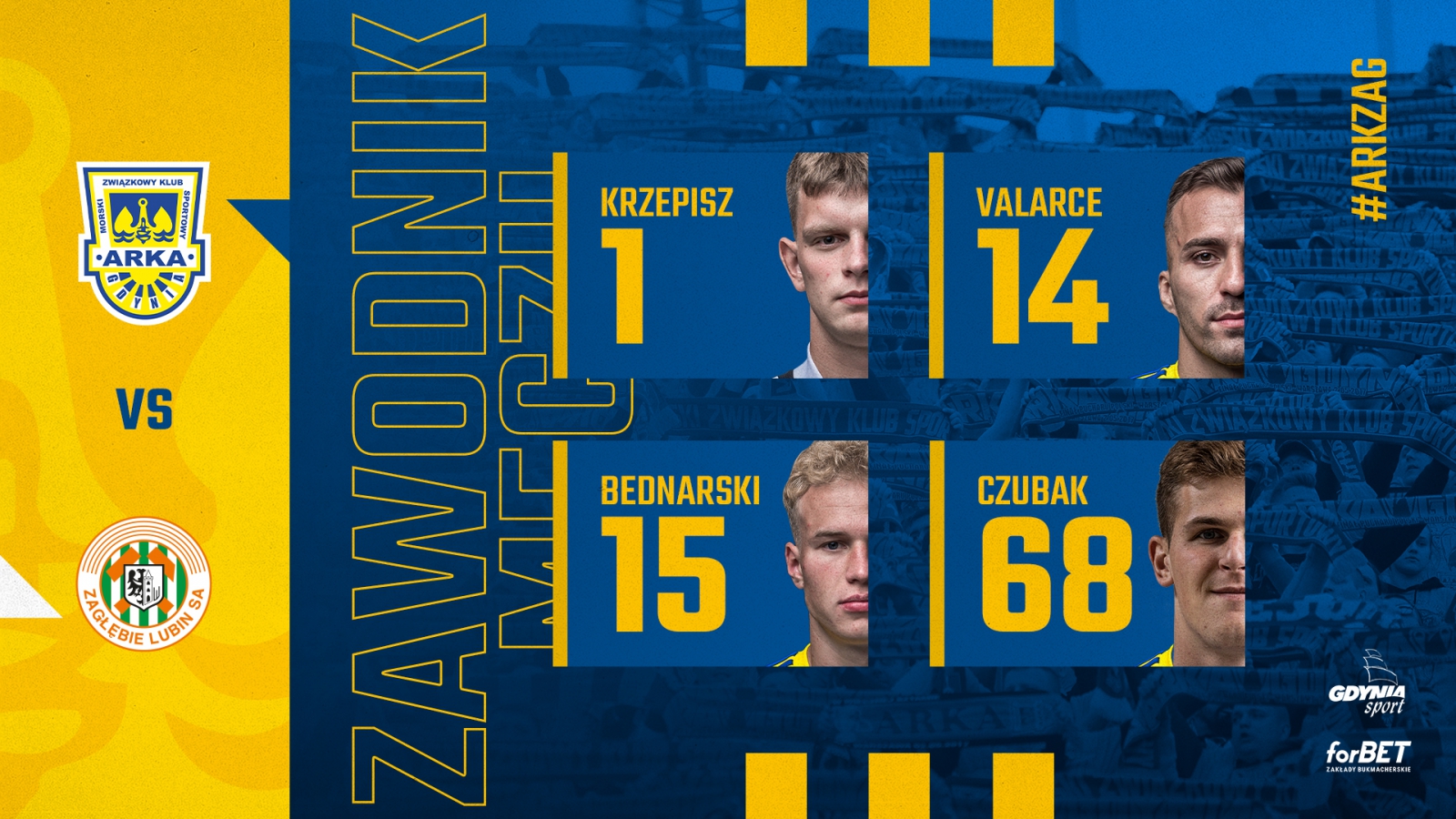 Fortuna Puchar Polski: Arka Gdynia - Zagłębie Lubin 2:1. Mamy awans!-image
