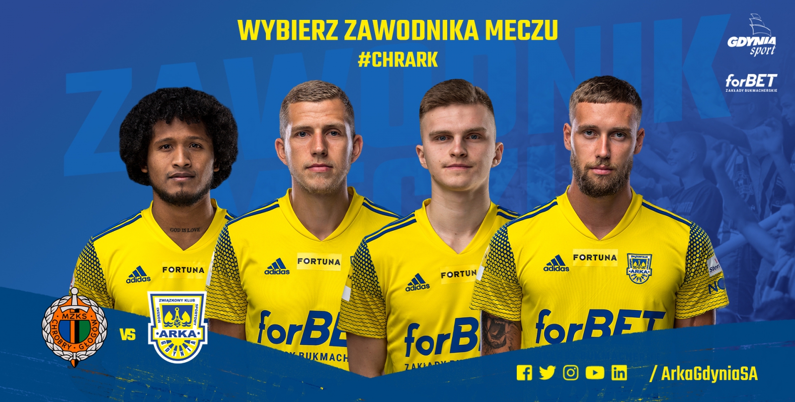 Fortuna 1 liga: Chrobry Głogów - Arka Gdynia 0:3!-image