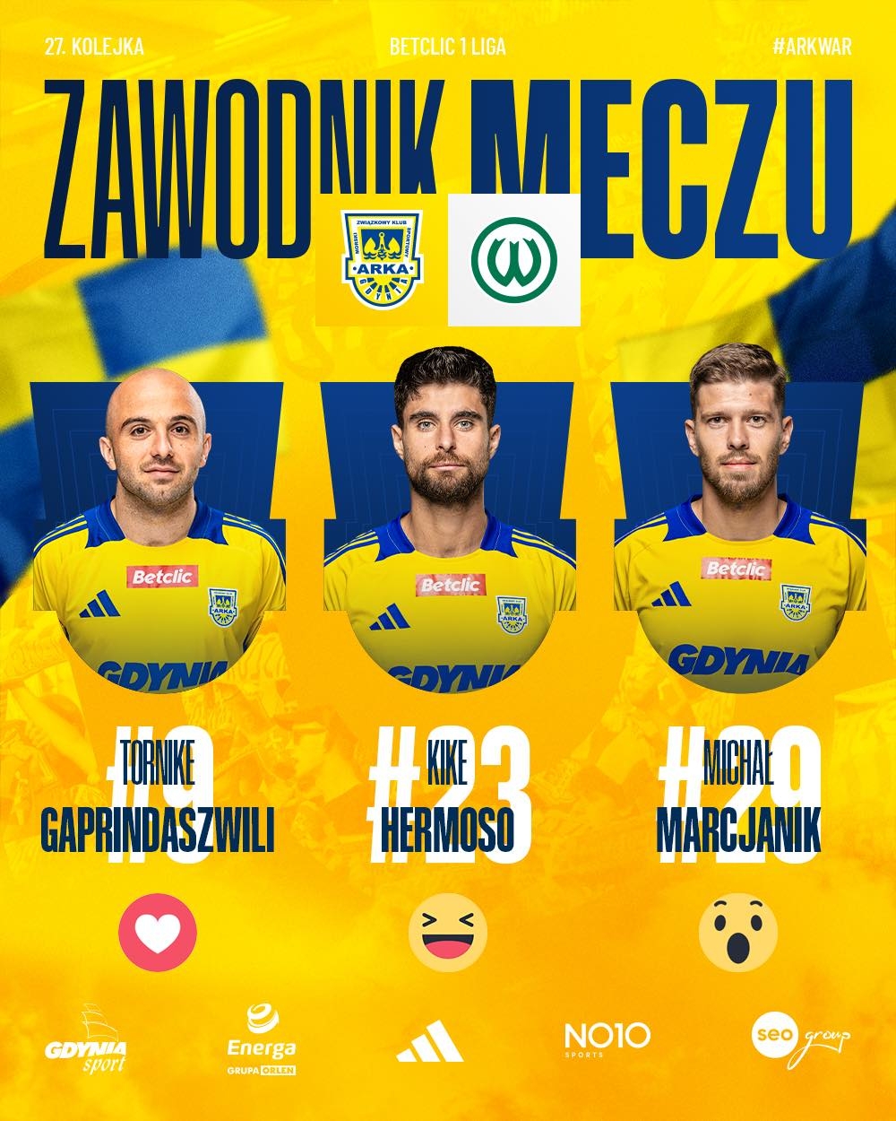 Centrum pomeczowe: Arka Gdynia - Warta Poznań 3:0-image